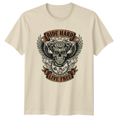 Totenkopf motorrad shirt - totenkopf,